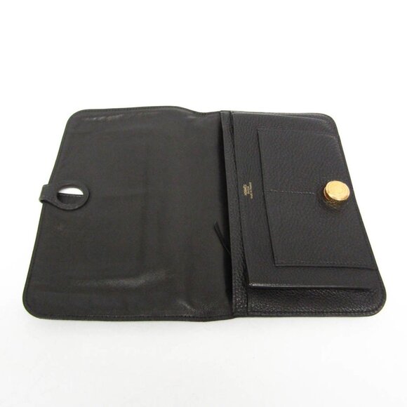 HERMES Black Leather Wallet - Picture 4 of 15